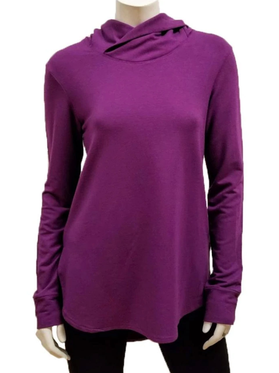BtT-1012 Gilmour Bamboo French Terry Hoodie - Boysenberry BtT-1012 Gilmour Bamboo French Terry Hoodie - Boysenberry