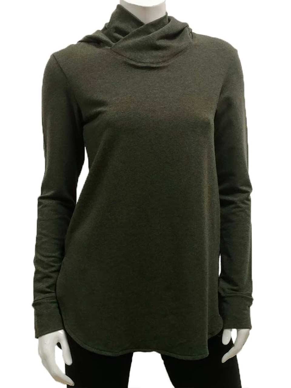 BtT-1012 Gilmour Bamboo French Terry Hoodie - Heathered Khaki BtT-1012 Gilmour Bamboo French Terry Hoodie - Heathered Khaki